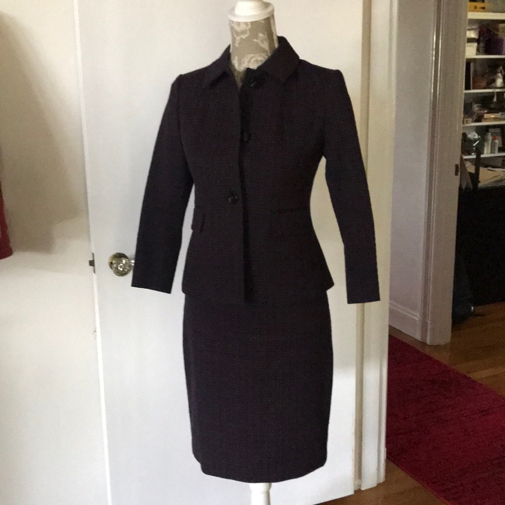 Two piece skirt suit